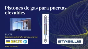 Pistones de gas para puertas elevables