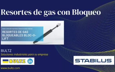 Resortes de gas con bloqueo