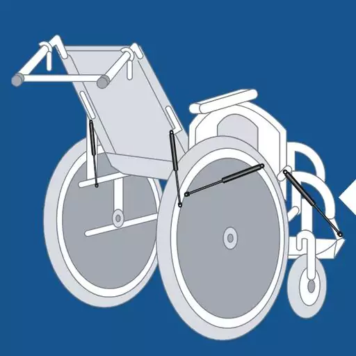 Pistones de gas para silla de ruedas