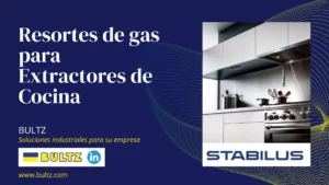 Resortes de gas en campanas de cocina