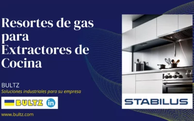 Resortes de gas en campanas de cocina